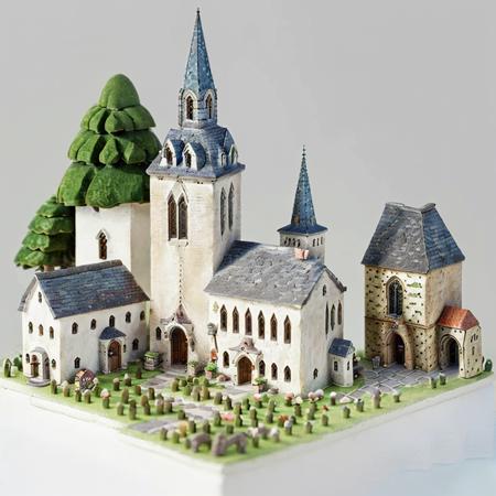 01672-1903634031-(no humans_1.6）,(illustration_1.0), masterpiece, best quality, European church 1_100 miniature model, fully detailed,Soft light,.png